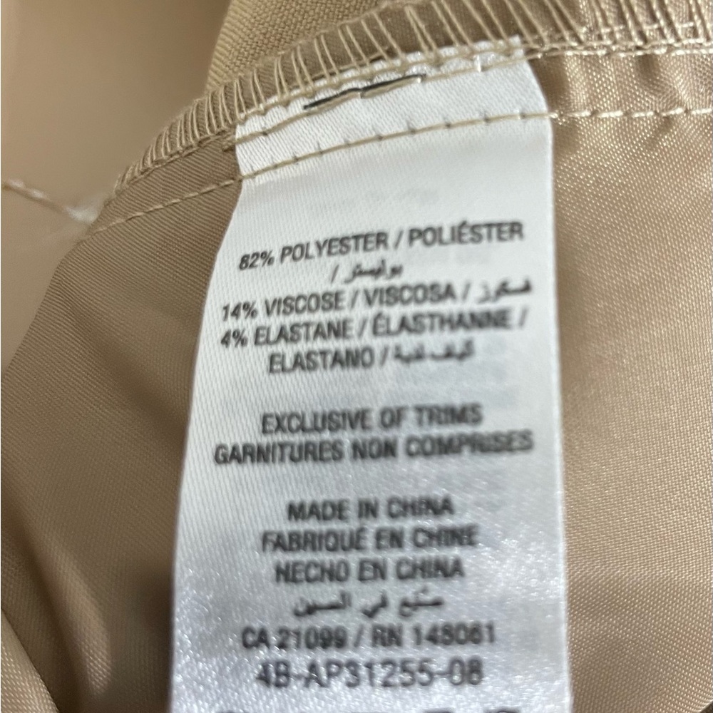 Sz XL Ardene women’s Mid Rise Straight Leg Cargo Pants 4 pockets pull on - Picture 8 of 12